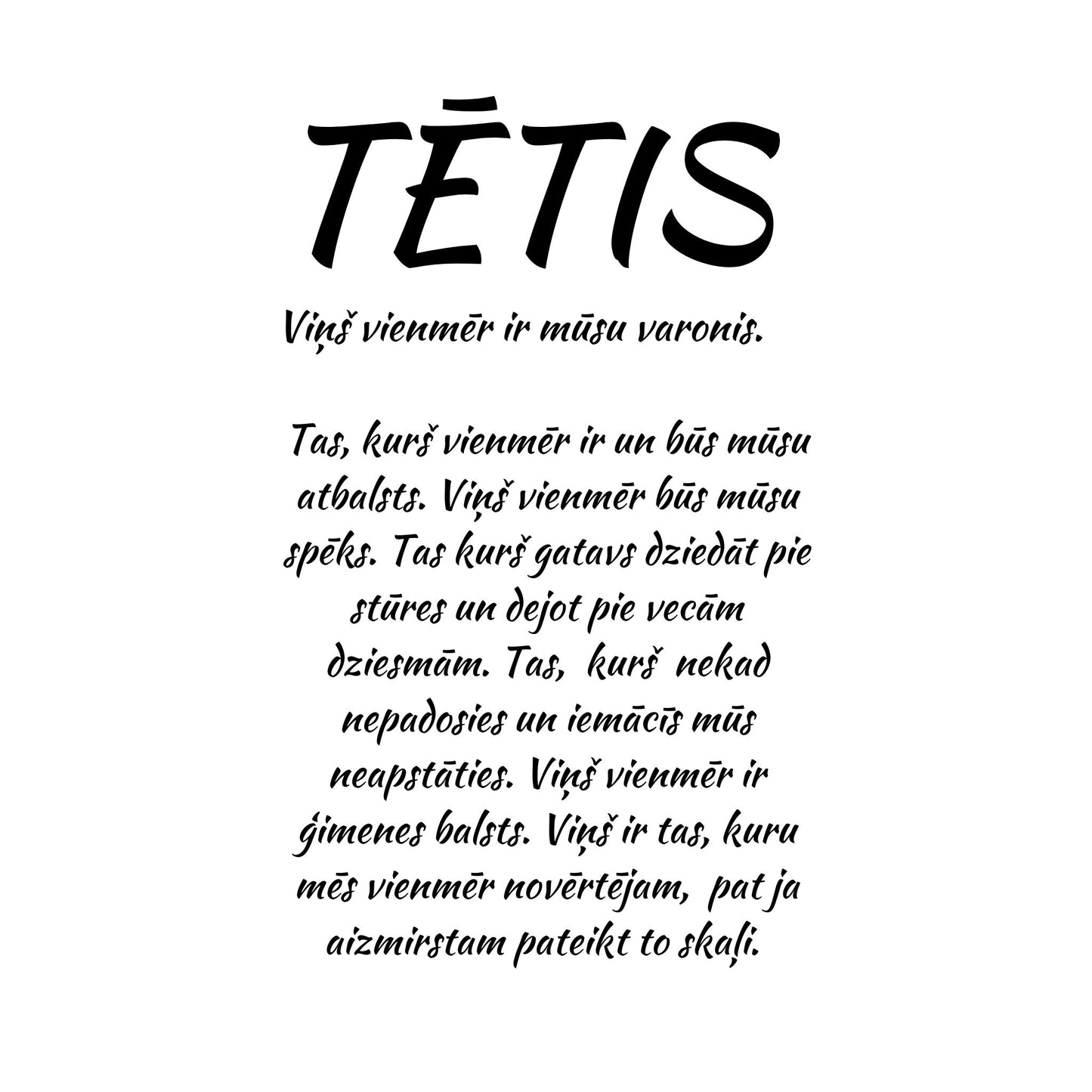 Apraksts par "Tēti"